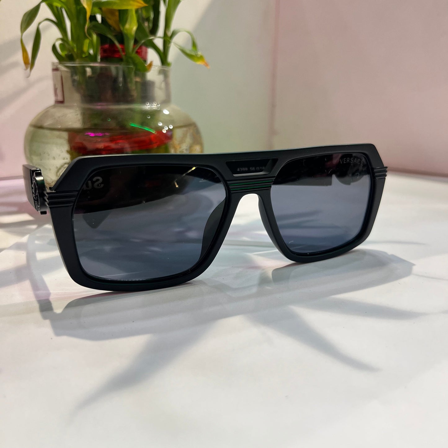 Rev Black Frame Black Shade Heavy Quality Sunglass 43995616142￼