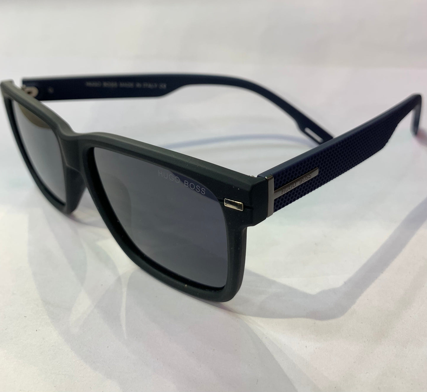GUH Blue Black Frame Black Shade Premium Quality Sunglasses WT1949 58 18-138
