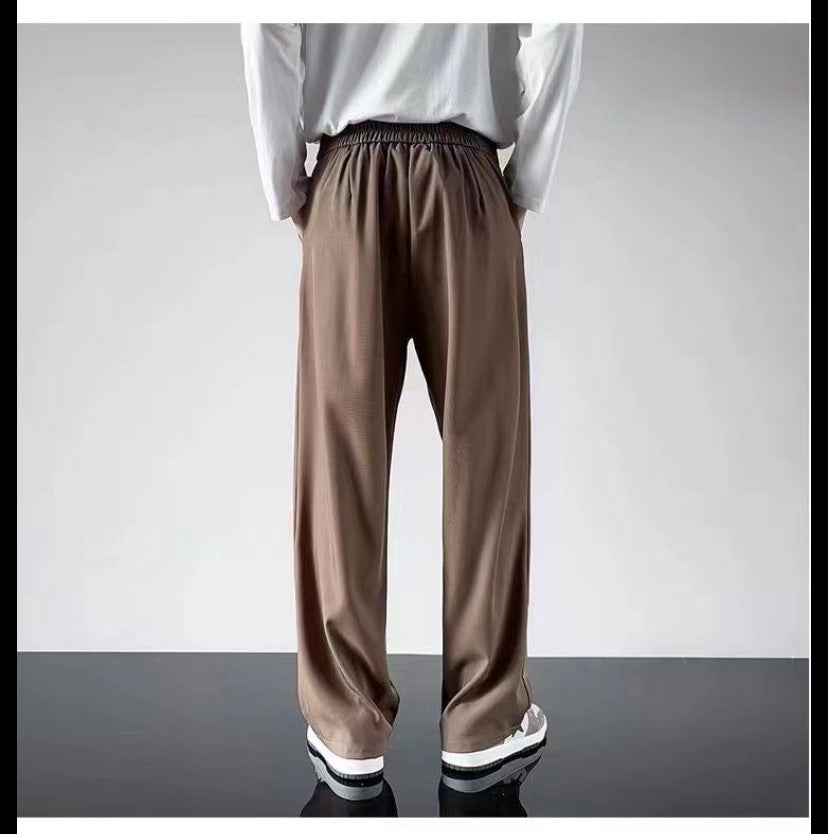 ZHUOYUEKONGJIAN Brown Colour with Gurkha Design Premium Quality Quality Baggy Fit  Korean Pants A506