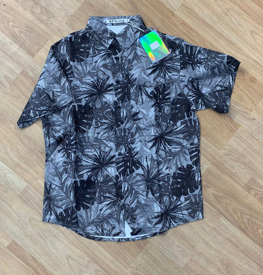 NF STUDIOS Black Grey Colour Printed Premium Quality Half Sleeve 9307