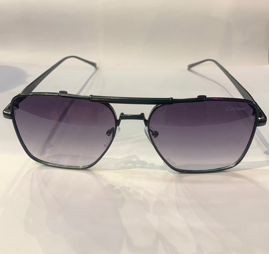 RAC Matte Black Frame Black Shade Premium Quality Sunglasses SUN027