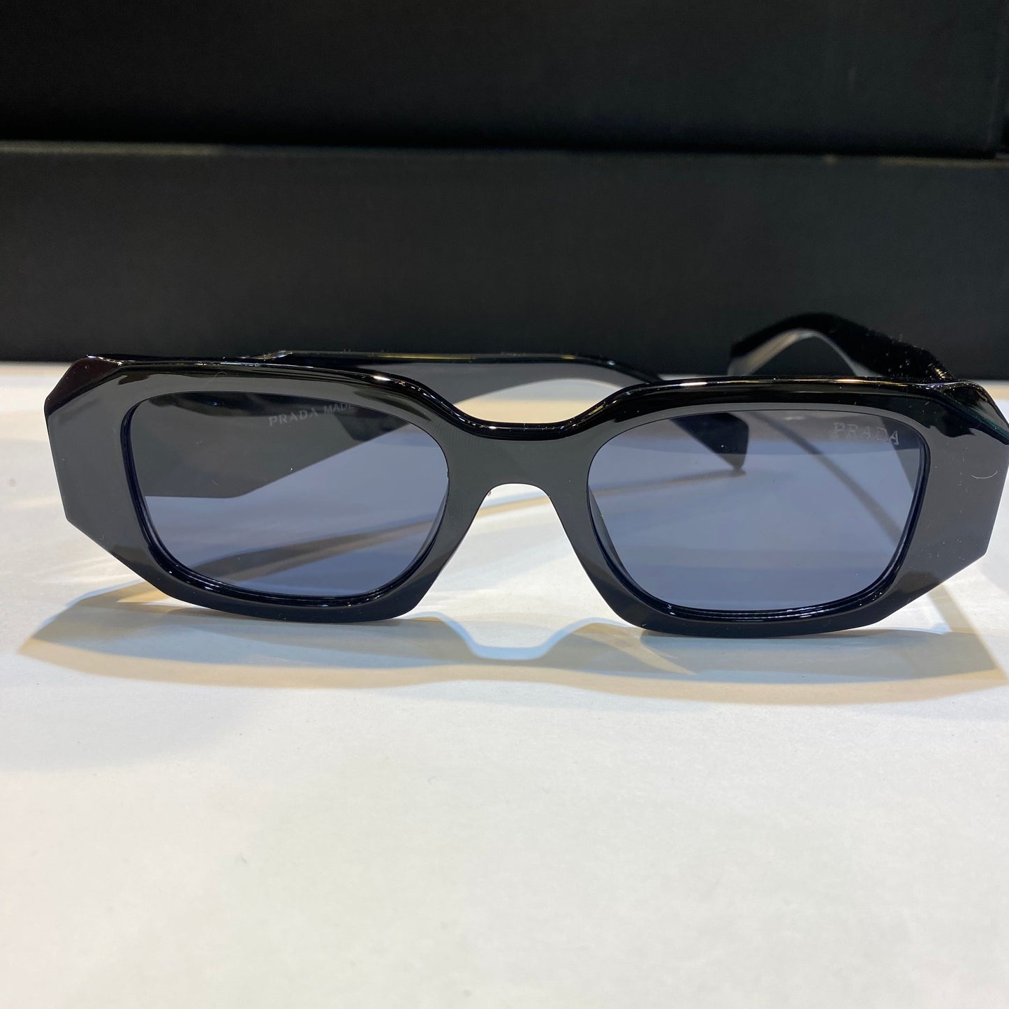 Arp Black Frame Black Shade Unisex Sunglass 8251 52 18 141