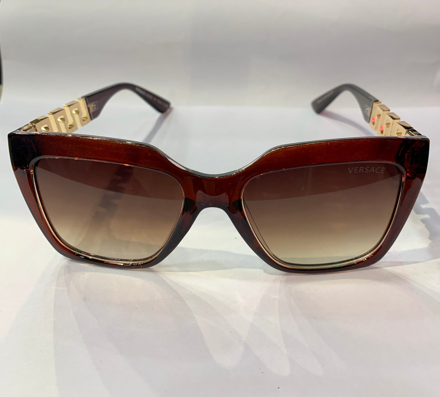 REV Trancy Black Pink Frame Brown  Pink Shade Premium Quality Sunglass VE4418 60 22-90