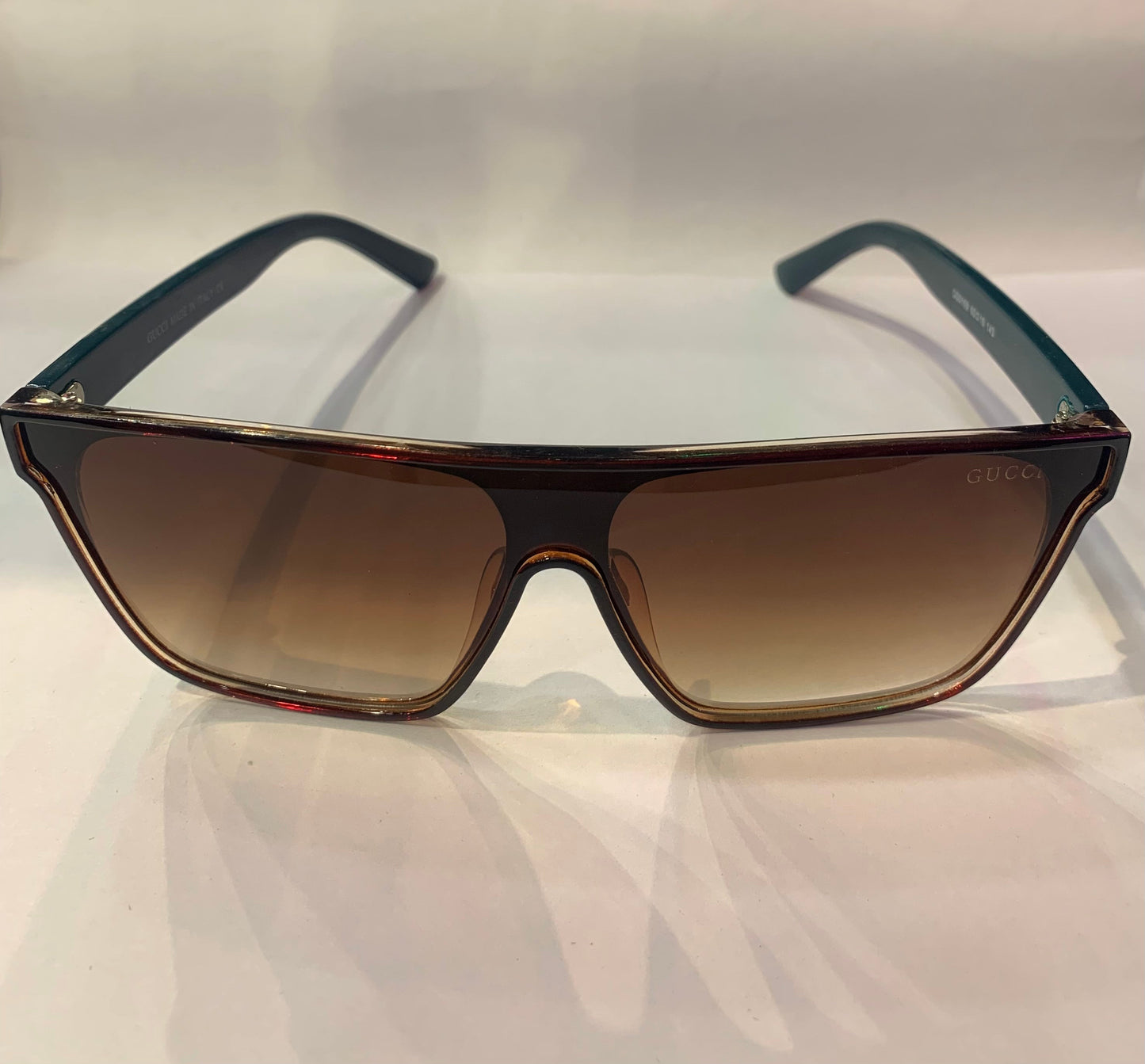 CUG Green Brown Frame Brown Shade Premium Quality Sunglass GG0169 60 16 143