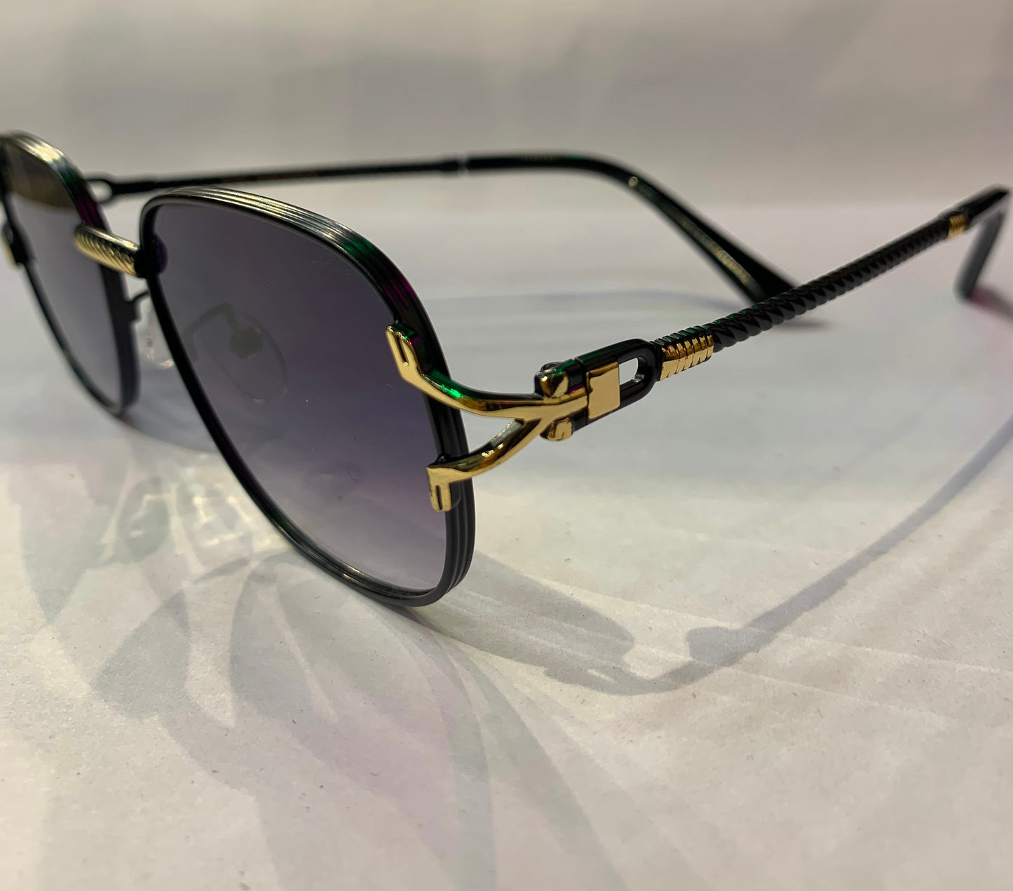 RAC Black Frame Black Shade Premium Quality Sunglass 2538 50 25-143