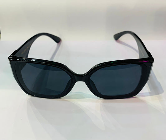 UOL VL Glossy Black Frame Black Shade Sunglass PC5518 58 15 140 C1