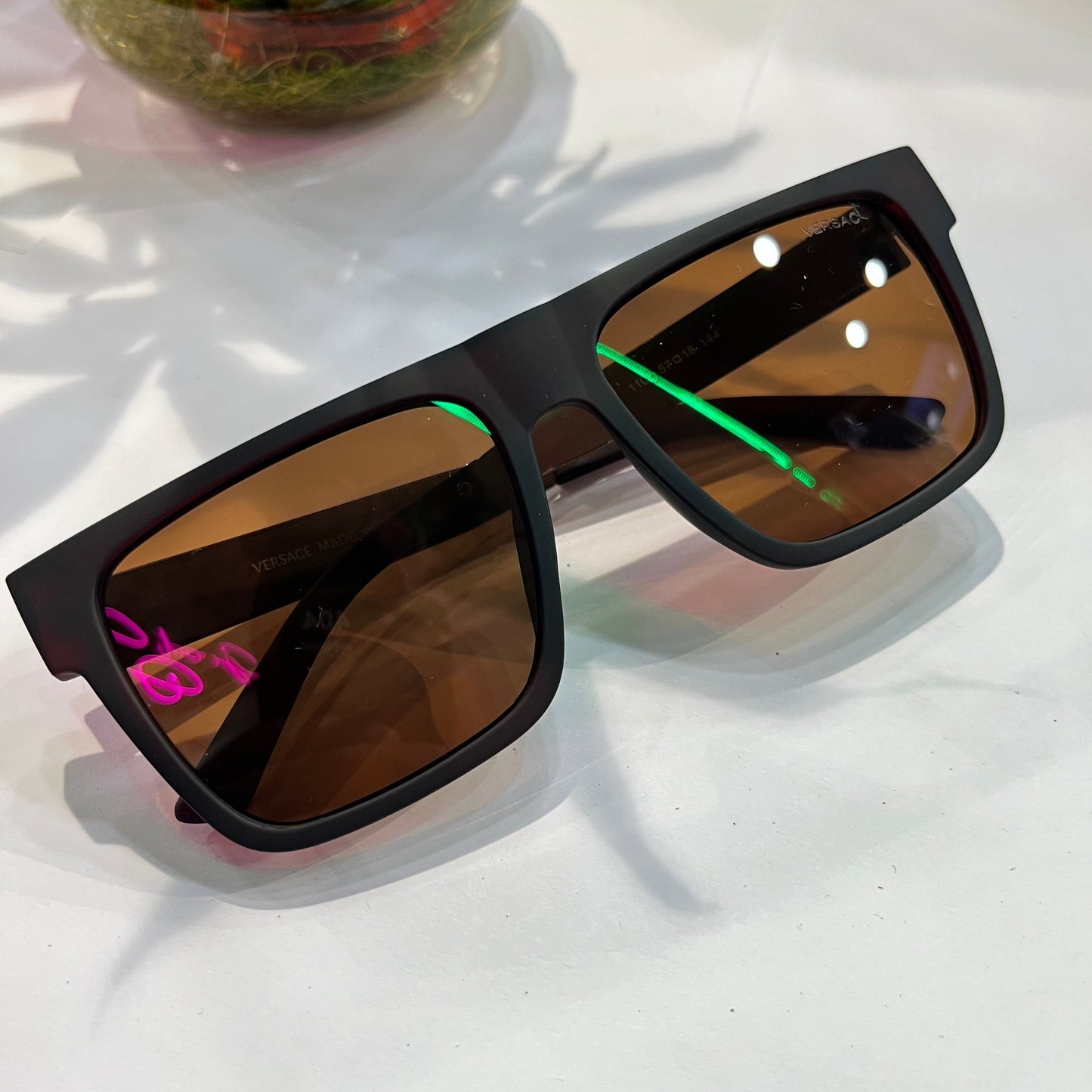 Rev Matte Brown Frame Brown Shade Heavy Quality Sunglass 11015718144￼