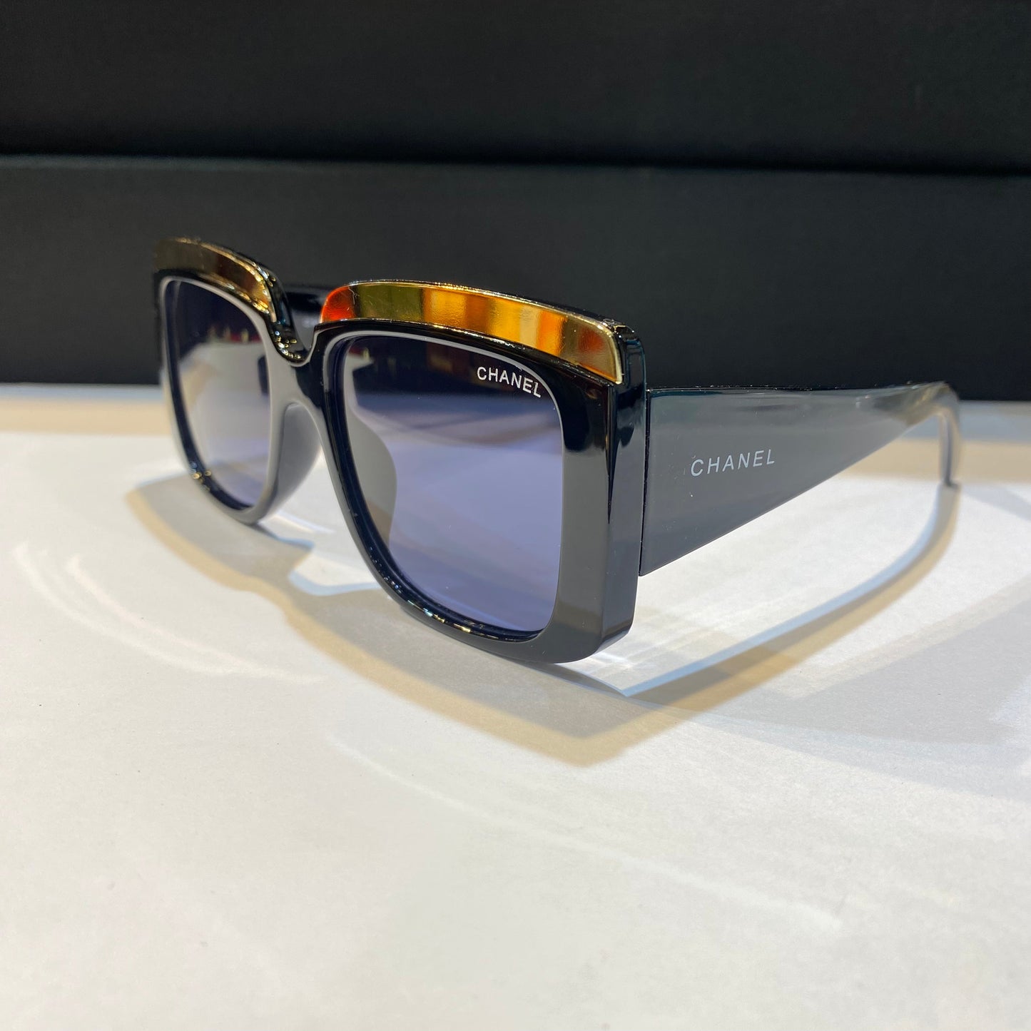 Ahc Black Frame Black Shade Sunglass 98056 58 17 144