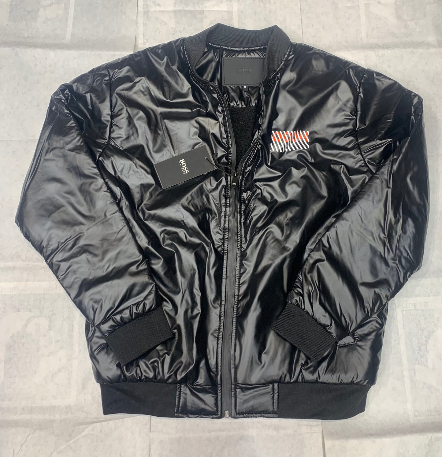 HUG GUH Black Colour With GUH Back Print Premium Quality Puffer Jacket 93308