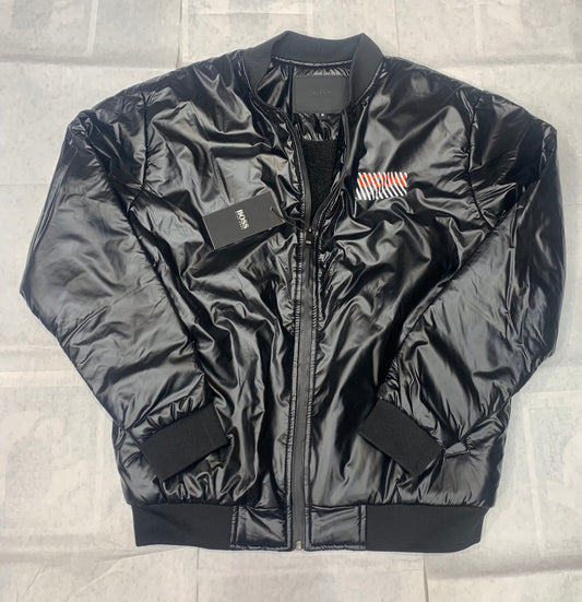 HUG GUH Black Colour With GUH Back Print Premium Quality Puffer Jacket 93308