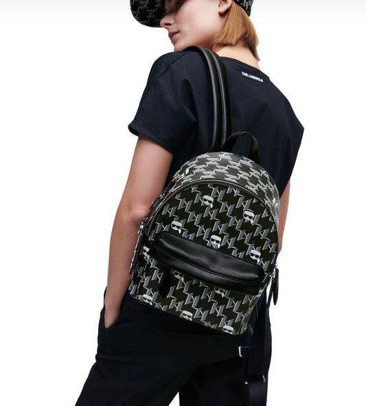 RAK Black Colour KK Print Unisex Bag Pack 16902