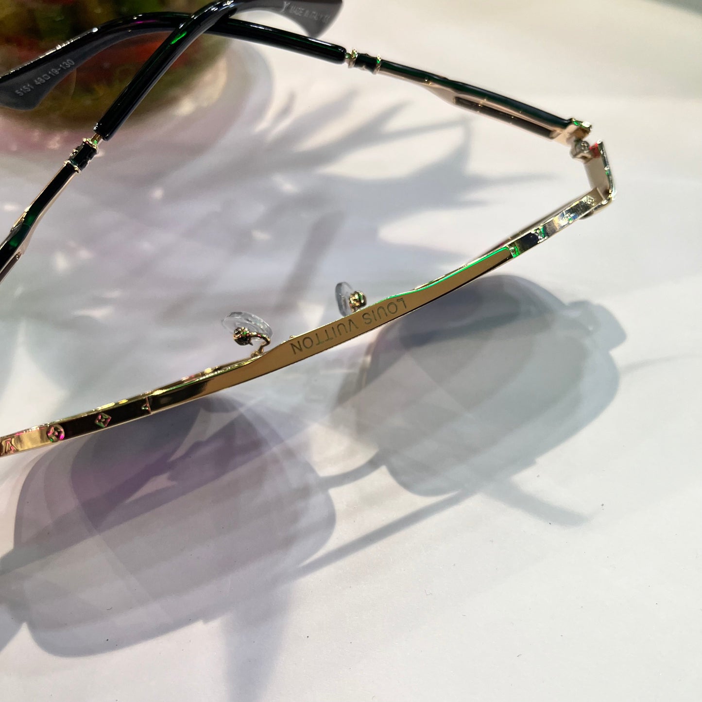 Uol Gold Frame Black Shade Heavy Quality Sunglass 51514819130 ￼