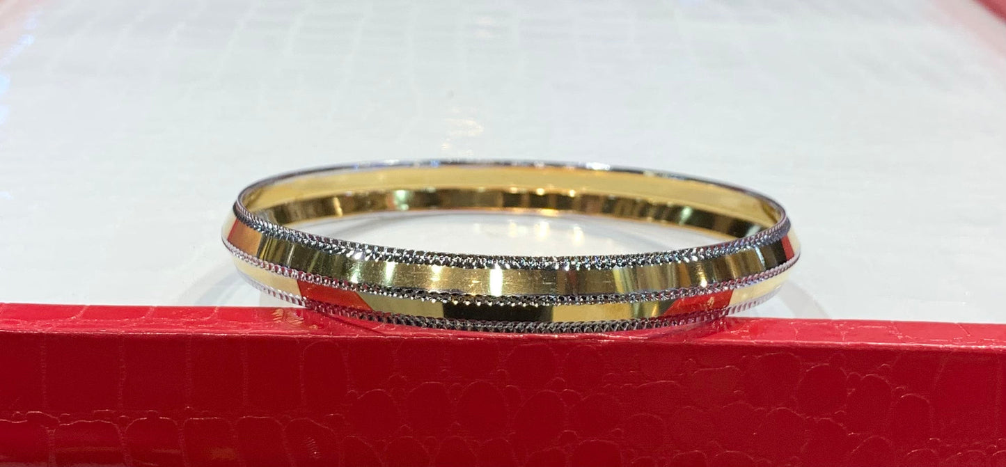Designer Gold Silver Premium Quality Unisex kada 820005