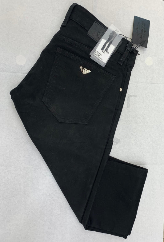 Mra Full Black Jeans With Plain Design Premium Quality Slim Fit Jeans 17901
