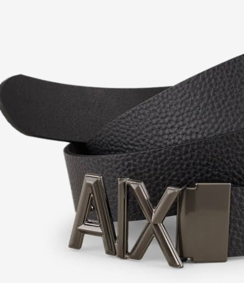 MRA Black Golden Buckle Black Leather Ladies Belt 87451