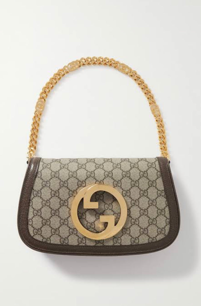 CUG GG print black brown Ladies Sling Bag 8113