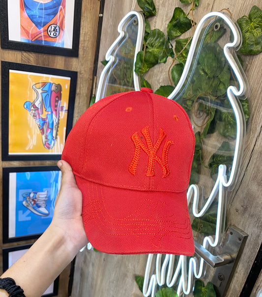 YN Red Cap Red Embroidery 987340