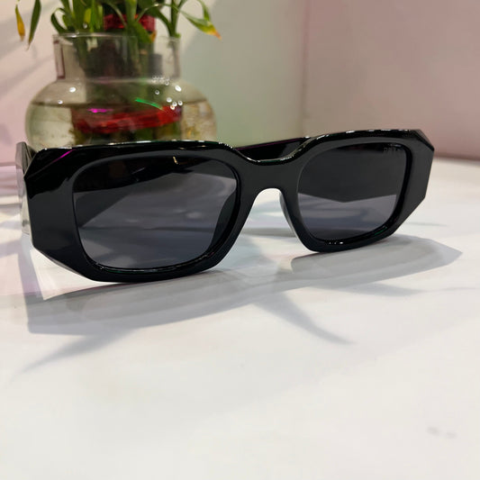 Arp Black Frame Black Shade Heavy Quality Sunglass 8679522113 ￼
