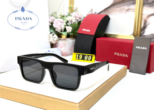 ARP Black Frame Black Shade Sunglass PR19WS 52 21-142
