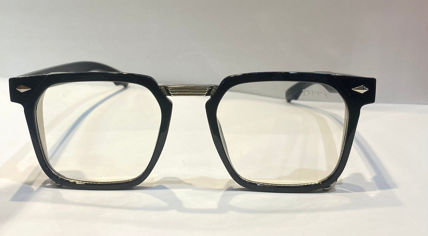 TID Black Frame Transparent Shade Unisex Sunglasses 3293 58 22 146