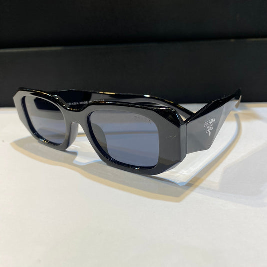 Arp Black Frame Black Shade Unisex Sunglass 8251 52 18 141
