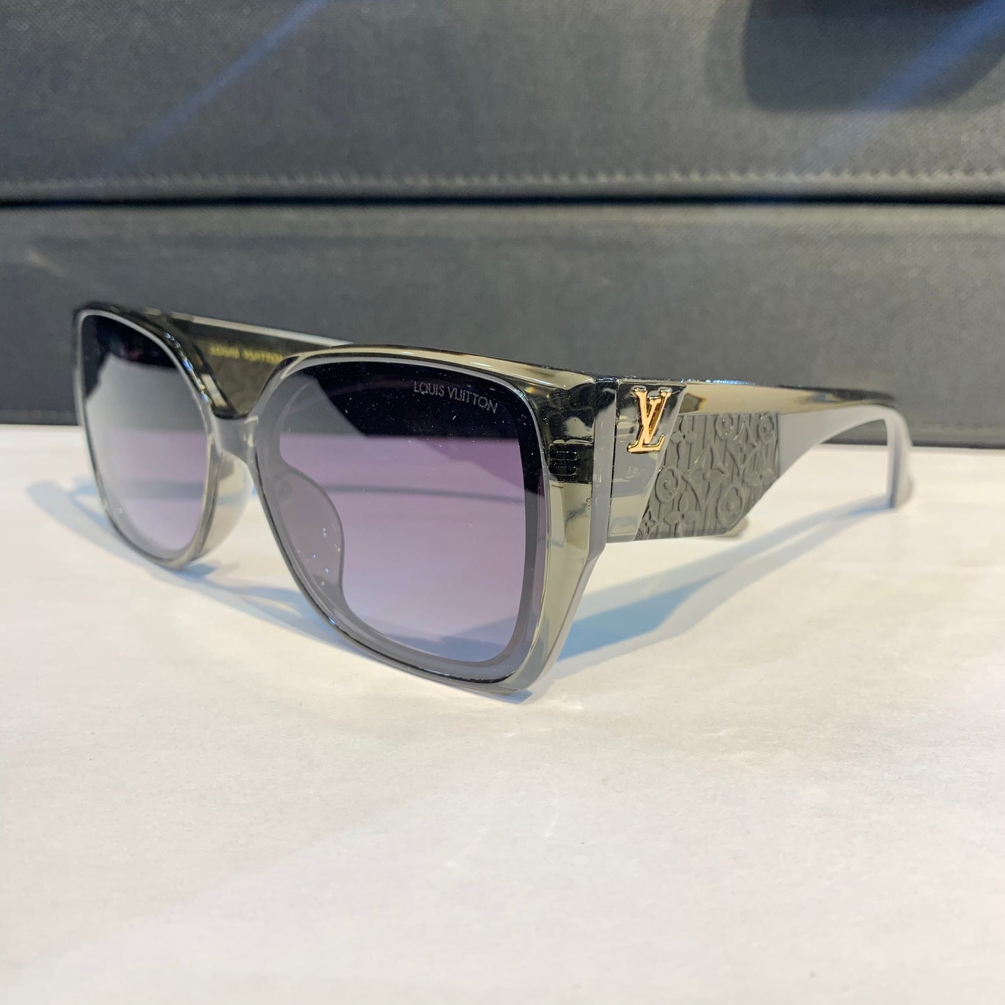 Uol Black Transi Frame Black Shade Unisex Sunglass PC5518 58 15 140 C6