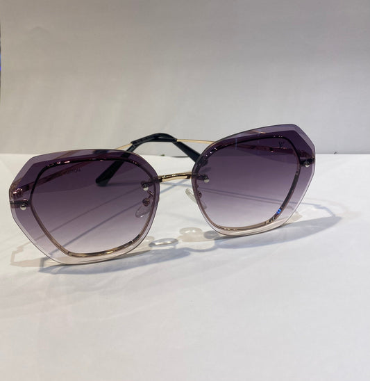UOL VL Copper Frame Purple Shade Unisex Sunglasses B80 263 63 14 142