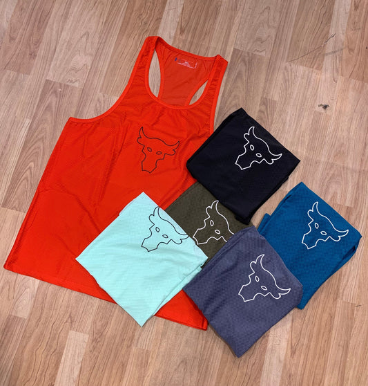 UND Grey Colour Front Print Premium Quality Gym Sando Vest 77502