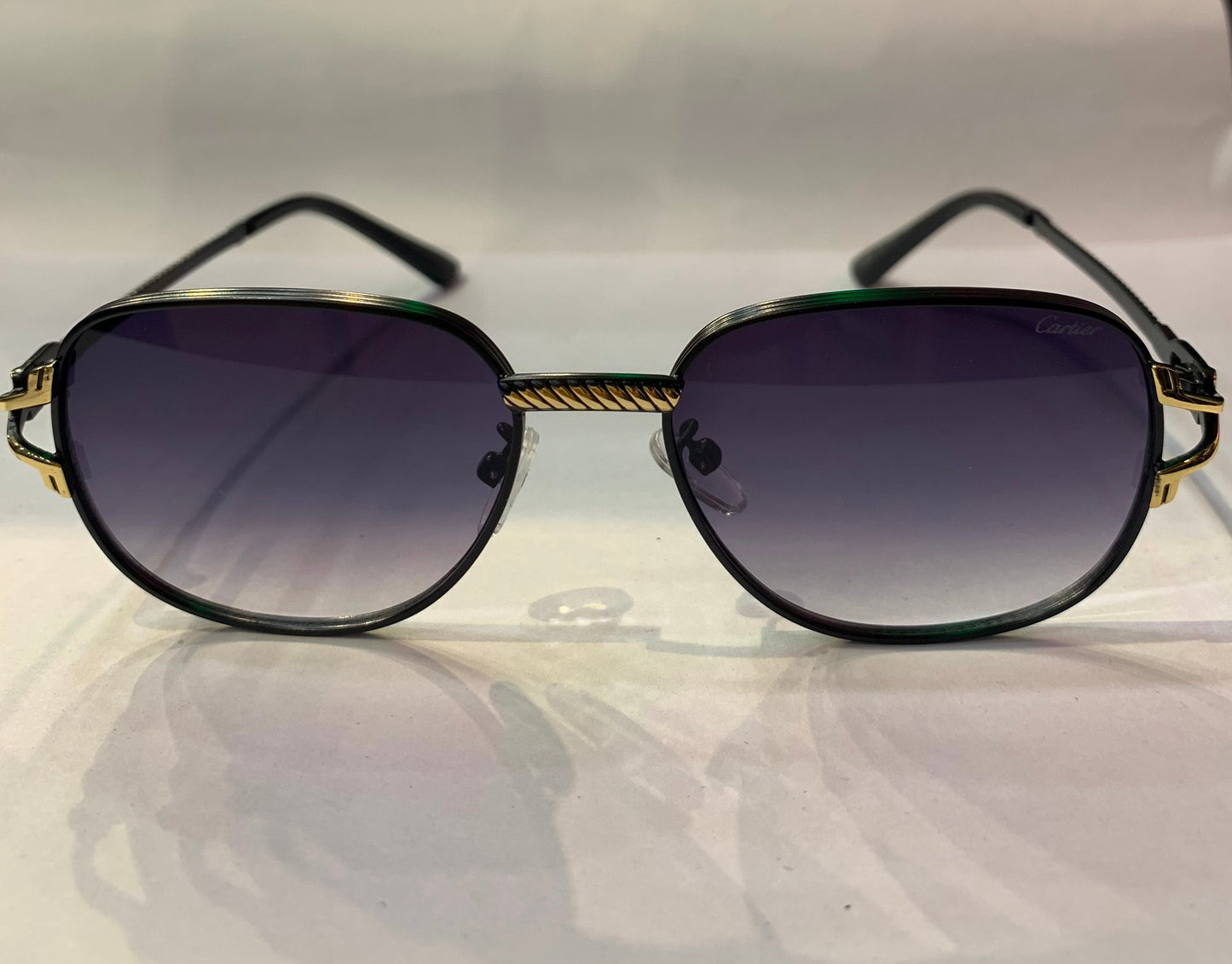 RAC Black Frame Black Shade Premium Quality Sunglass 2538 50 25-143