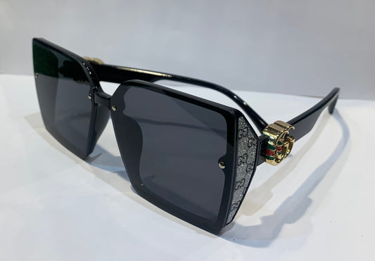 CUG Black Frame Black Shade Unisex Sunglass 2631 57 18 139