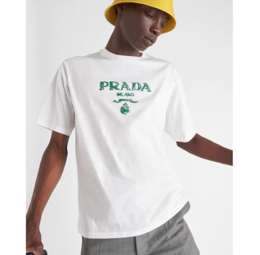 ARP White Colour With ARP Embroidery Premium Quality Heavy Cotton Fabric Tshirt 81090