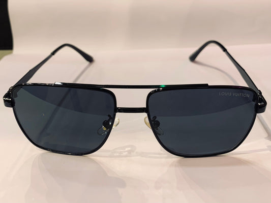 UOL Black Frame Black Shade Premium Quality Sunglasses MY364 58 16-140