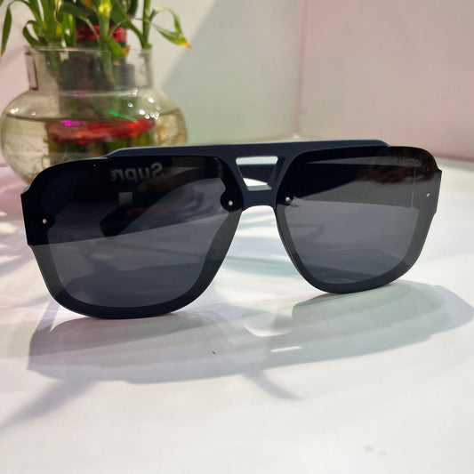 Uol Blue Frame Black Shade Heavy Quality Sunglass white Y2036511143C2