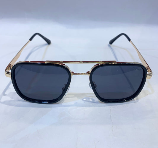 RAC Black golden Frame Black Shade sunglasses C243 54 18-141