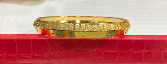 Designer Gold Premium Quality Unisex kada 820003