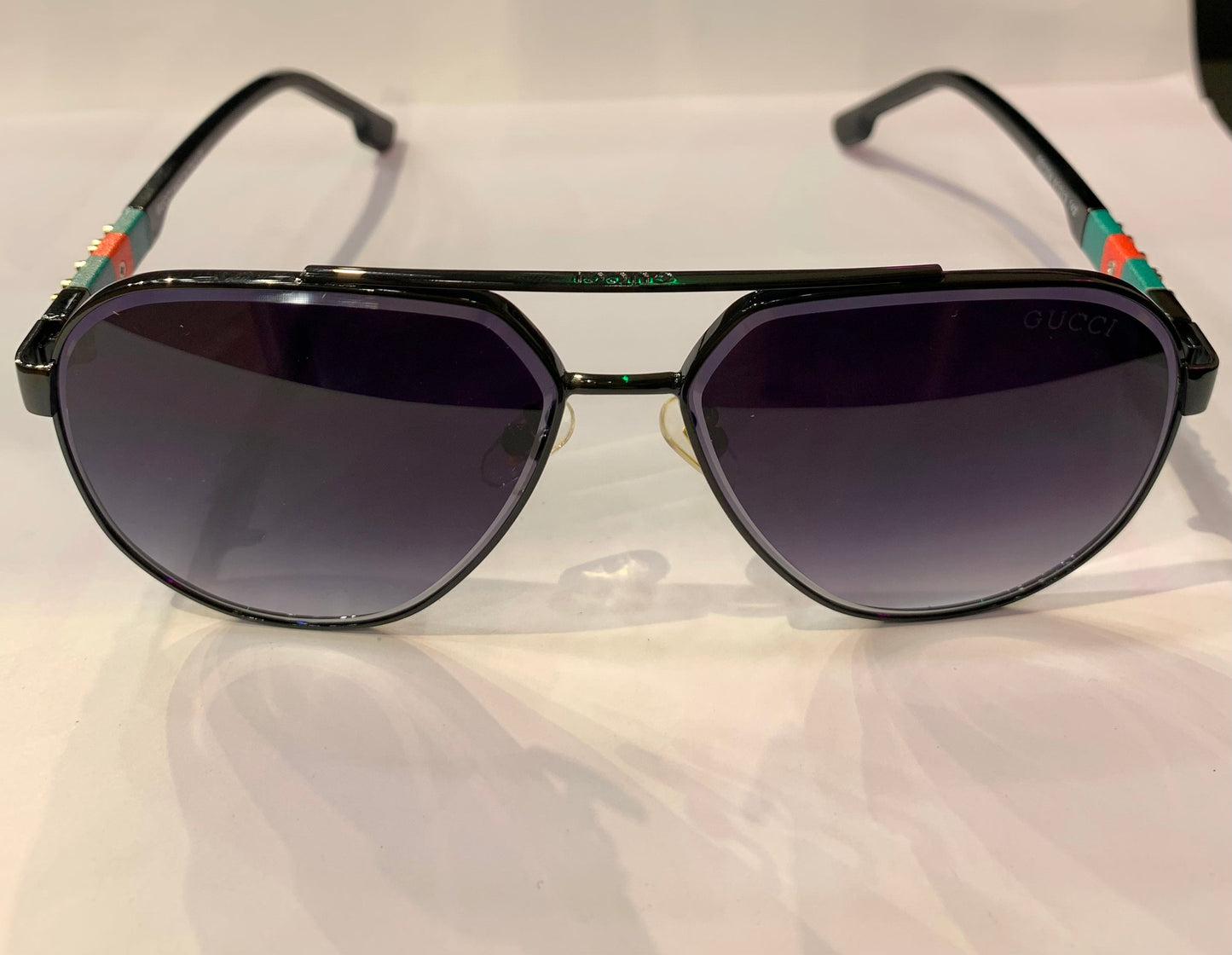 CUG Black Frame Black Shade Premium Quality Sunglasses GG1234 61 13 142