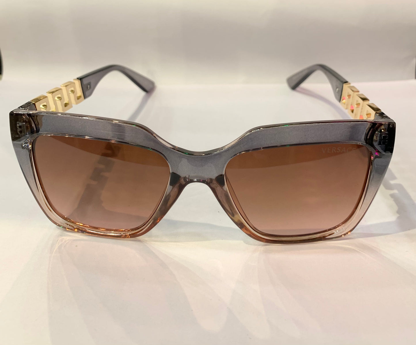 REV Trancy Black Pink Frame Brown  Pink Shade Premium Quality Sunglass VE4418 60 22-90
