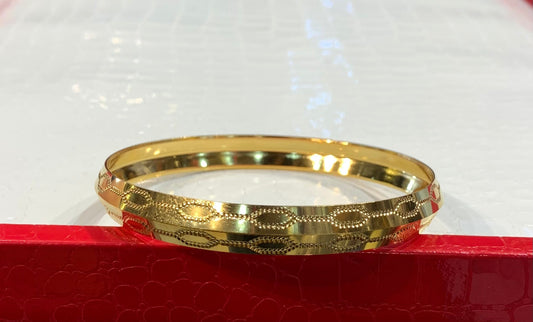 Designer Gold Premium Quality Unisex kada 820006