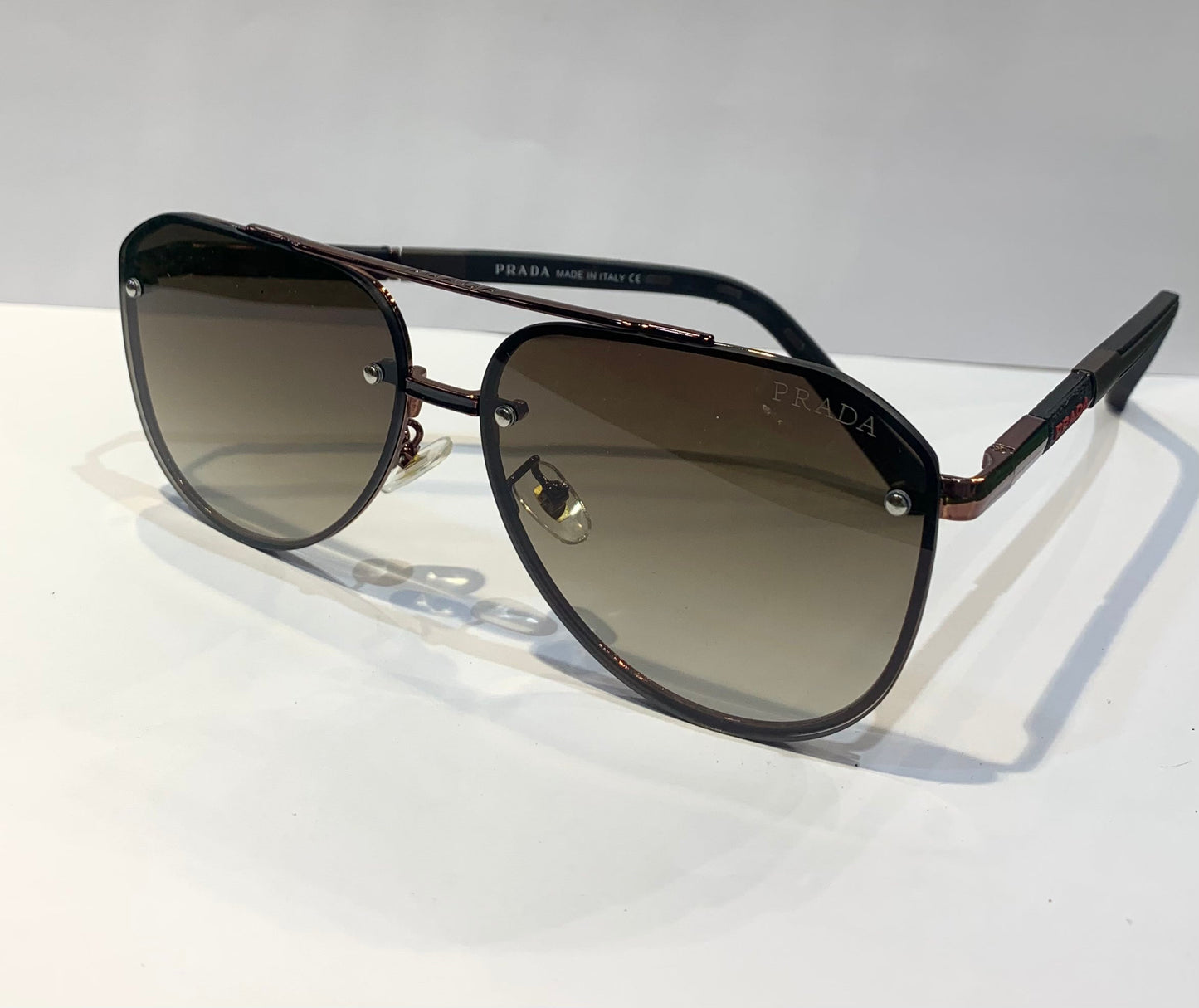 ARP Brown Yellow Frame Brown Shade Unisex Sunglass 22304 60 14 142
