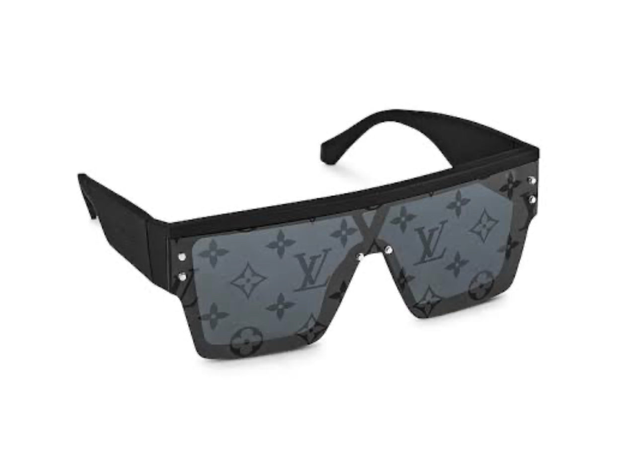 UOL VL Matte Black Frame VL Print Black Shade Sunglass SUN039