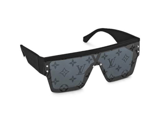 UOL VL Matte Black Frame VL Print Black Shade Sunglass SUN039