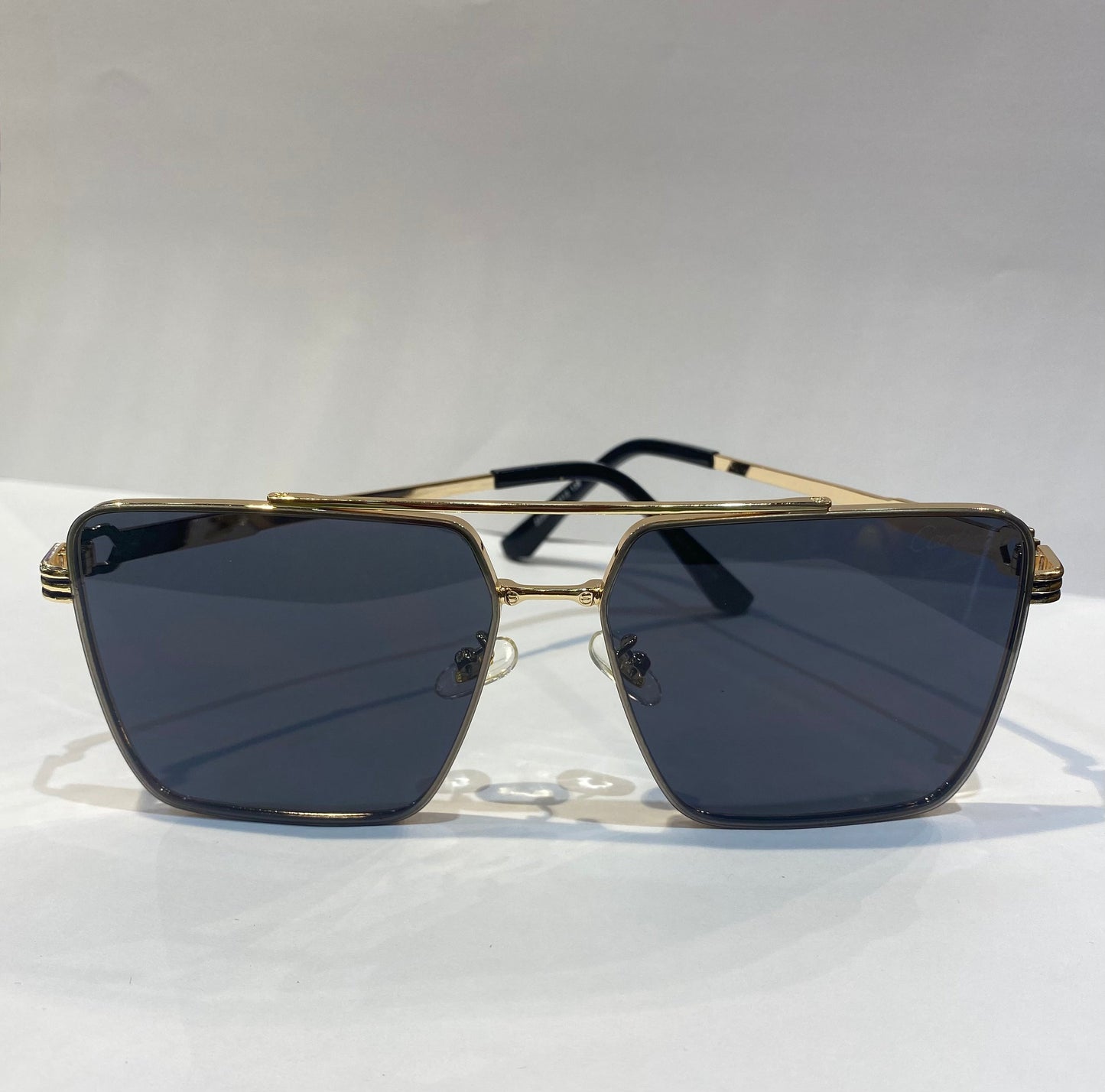 RAC Gold Frame Black Shade Unisex Sunglasses 22390 58 13 138