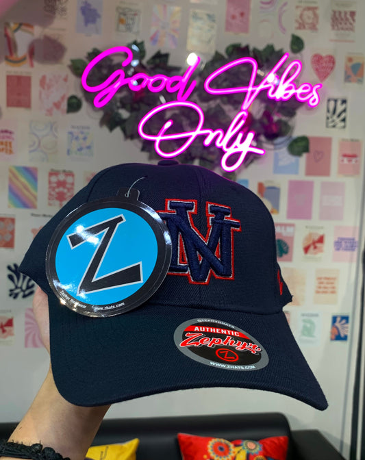PEZ Navy Blue Colour VN Embroidery Premium Quality Cap 73010