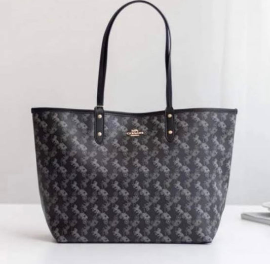 AOC Black Colour Ladies Tote Bag 8808
