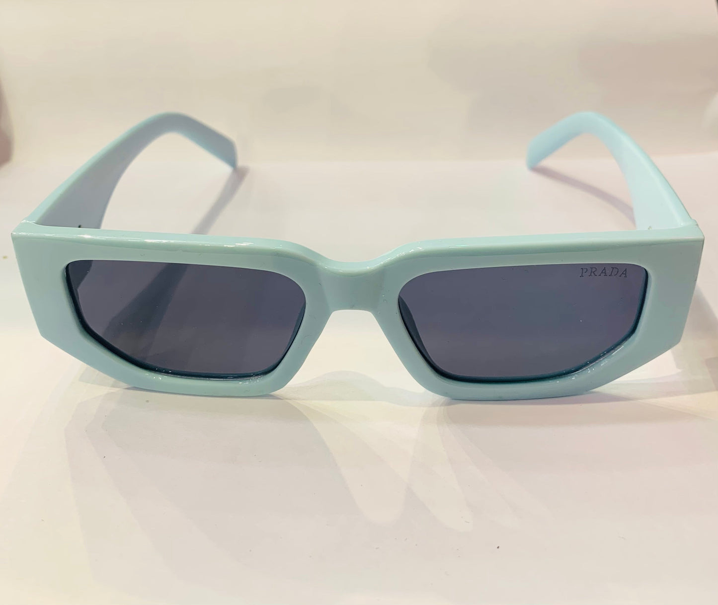ARP Sky Blue Frame Black Shade Premium Quality Sunglass 22071 54 18-143
