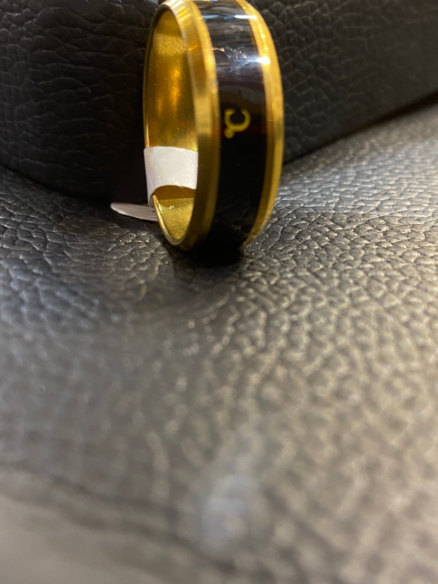 Gold Black  Men’s Ring 85970