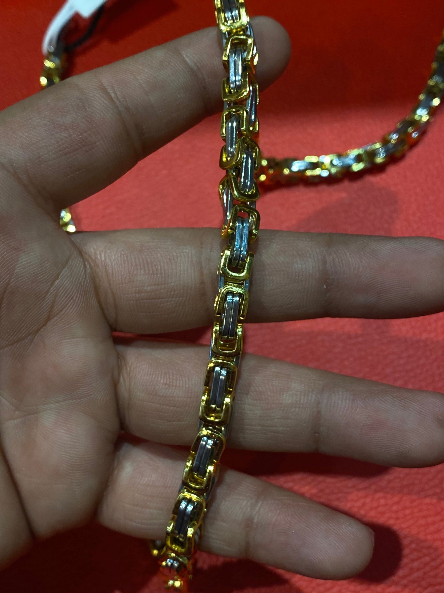 Gold Silver Neck Chain 85960