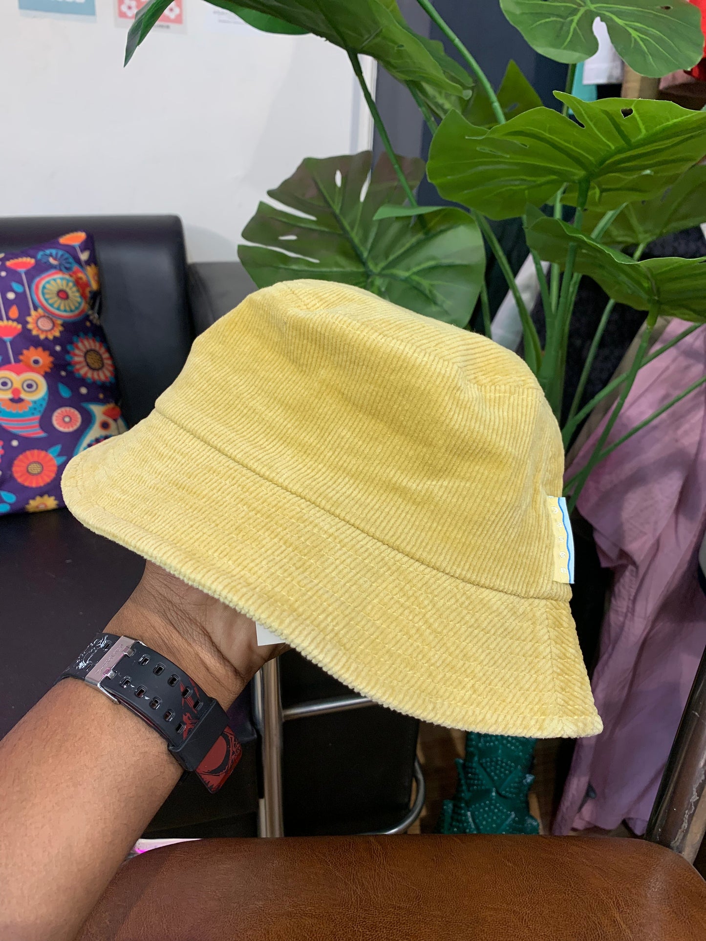QIAYIER Yellow Colour Premium Cap Hat 73001