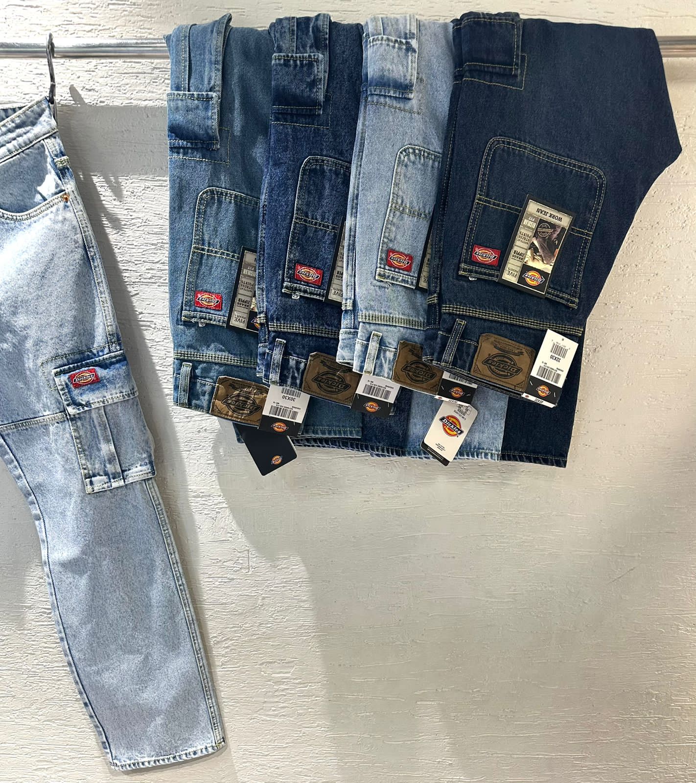 CID DIC Dark Blue Faded Six Pocket Looser Fit Straight Fit Jeans 396