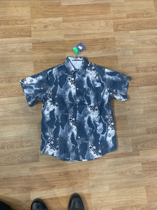NF STUDIOS Blue Colour With Print Premium Quality Shirt 9305